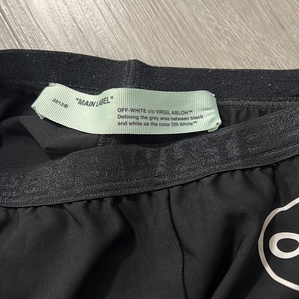OFF-WHITE "LOGO-PRINTED" BIKE SHORTS (RARE!) - Picture 6 of 7
